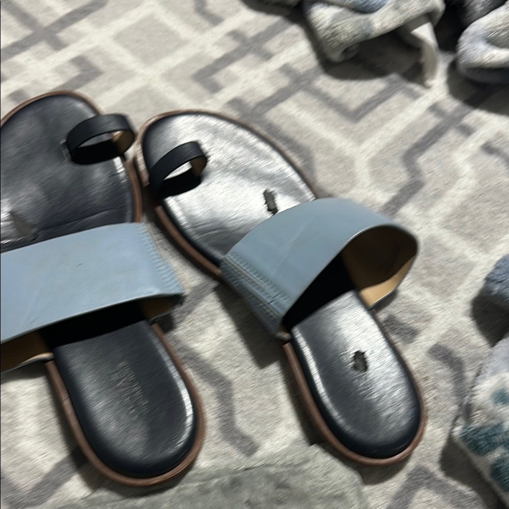 MICHAEL Michael Kors Black and Gray Sandals